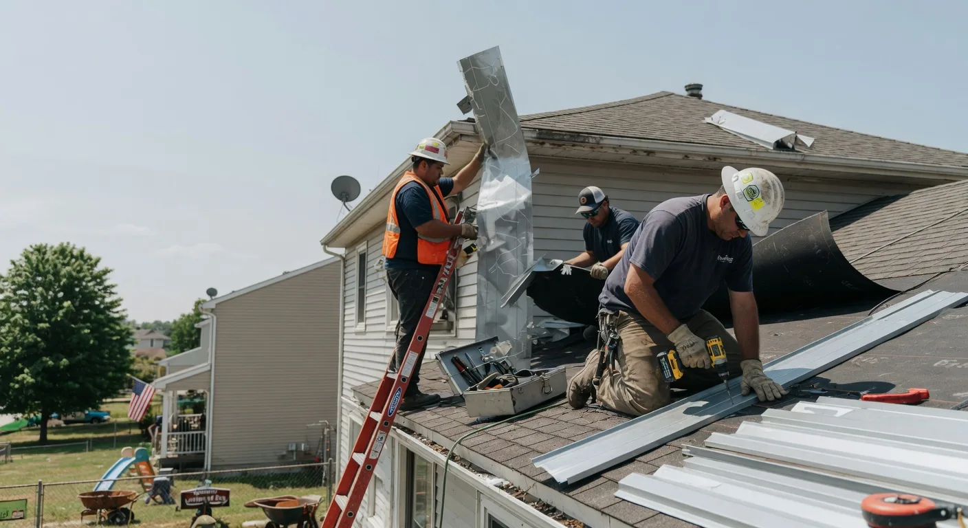 Metal Roof Repair in Le Grand, IA
